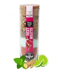 Mélange pour Cocktail - Sexy Mojito - Citron vert, Menthe, Gingembre, Bois bandé - 95g - QUAI SUD