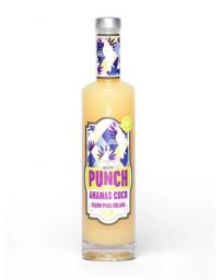 Punch Planteur - Ananas, Coco façon Piña Colada - Vol.15% - 70cl - QUAI SUD