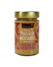 Mousse de Moutarde aux Tomates séchées et épices fumées - Pot de 160g - SAVOR CREATIONS