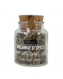 Mélange d'épices saveur des Sous Bois - Cèpes, Persil, Oignons - Pot de 40g - SAVOR CREATIONS