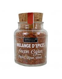 Mélange d'épices façon "Cajun" - Paprika, Oignon, Piment - Pot de 70g - SAVOR CREATIONS