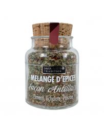 Mélange d'épices façon "Antillais" - Piment, Echalote, Poivron - Pot de 40g - SAVOR CREATIONS