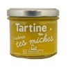 Tartinable - J'adore tes miches - Pois chiche, Oignon, Citron confit, Curcuma, Ail - Pot de 105g - RUE TRAVERSETTE