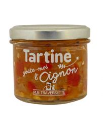 Tartinable - Goûte-moi l'oignon - Oignon, Poivron rouge, Paprika - Pot de 105g - RUE TRAVERSETTE