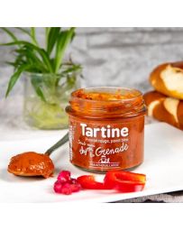 Tartinable - Sous mon Thym la Grenade - Poivron rouge, Jus de Grenade, Oignon, Thym - Pot de 105g - RUE TRAVERSETTE