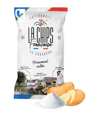 Chips finement salées - Sachet de 150g - LA CHIPS FRANCAISE