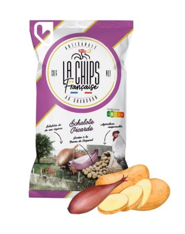 Chips Echalote picarde - Sachet de 130g - LA CHIPS FRANCAISE