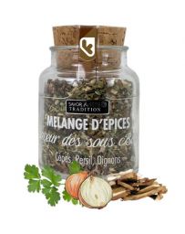 Mélange d'épices saveur des Sous Bois - Cèpes, Persil, Oignons - Pot de 40g - SAVOR CREATIONS