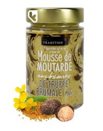 Mousse de Moutarde aux brisures de Truffe brumale - Pot de 160g - SAVOR CREATIONS