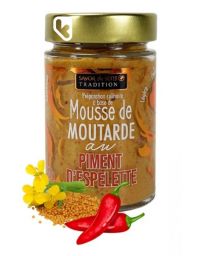Mousse de Moutarde au Piment d'Espelette - Pot de 160g - SAVOR CREATIONS