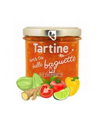 Tartinable - Sors ta belle baguette - Chayotte, Tomate, Poivron, Gingembre, Citron vert - Pot de 105g - RUE TRAVERSETTE