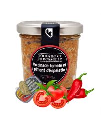Sardinable tomate et Piment d'Espelette - 90g - TOUPINE ET CABESSELLE