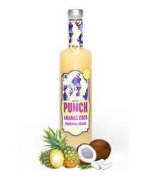 Punch Planteur - Ananas, Coco façon Piña Colada - Vol.15% - 70cl - QUAI SUD