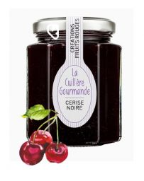 Confiture à la Cerise noire - Pot de 225g - LA CUILLERE GOURMANDE