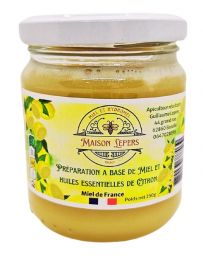 Miel aux huiles essentielles de Citron - Pot de 250g - MAISON LEPERS