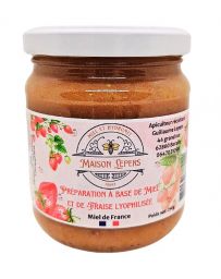 Miel aux Fraises lyophilisée - Pot de 250g - MAISON LEPERS