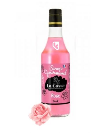 Sirop gourmand - Rose - Bouteille 50cl - LA GOSSE