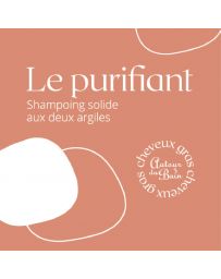 Shampoing solide - Le Purifiant - Aux deux argiles - AUTOUR DU BAIN