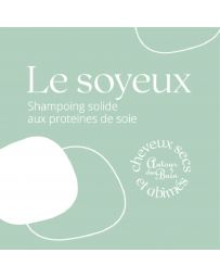 Shampoing solide - Le Soyeux - Aux protéines de soie - AUTOUR DU BAIN