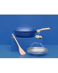 La Fabuleuse Poêle - 28 cm - Saphir - COOKUT