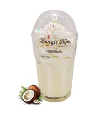 Bougie Milkshake Coco - Avec Bijou Strass - PEAU D'ÂNE