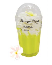 Bougie Milkshake - Fleur de Monoï - Avec Bijou Strass - PEAU D'ÂNE