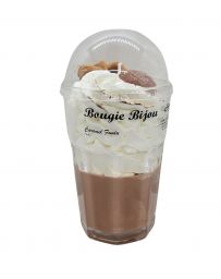 Bougie Milkshake - Caramel fondu - Avec Bijou Strass - PEAU D'ÂNE