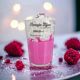 Bougie Milkshake - Délicieuses Framboises - Avec Bijou Strass - PEAU D'ÂNE