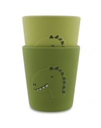 2 Gobelets en silicone - Mr.Dino - TRIXIE