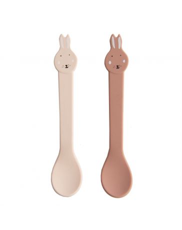 2 Cuillères en silicone - Mr.Rabbit - TRIXIE