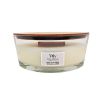 The blanc & Jasmin - Ellipse - Bougie WOODWICK