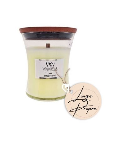 Linge propre - Moyenne Jarre - Bougie WOODWICK