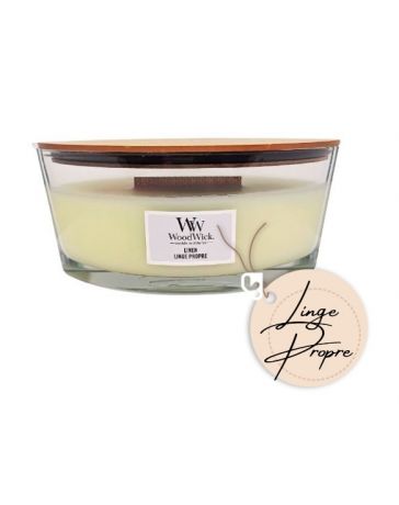 Linge propre - Ellipse - Bougie WOODWICK