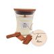 Teck blanc - Petite Jarre - Bougie WOODWICK