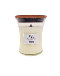 Teck blanc - Moyenne Jarre - Bougie WOODWICK