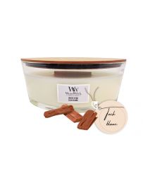 Teck blanc - Ellipse - Bougie WOODWICK