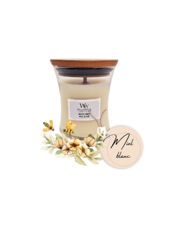 Miel Blanc - Petite Jarre - Bougie WOODWICK