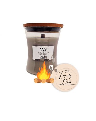 Feu de Bois - Moyenne Jarre - Bougie WOODWICK