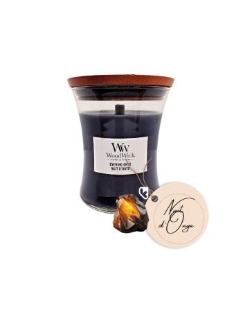 Nuit d'Onyx - Moyenne Jarre - Bougie WOODWICK