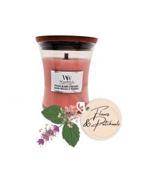 Fleurs pressées & Patchouli - Moyenne Jarre - Bougie WOODWICK