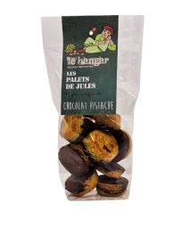 Les Palets de Jules - Chocolat, Pistache - 150g - BISCUITERIE LE HANGAR