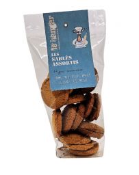 Les Sablés assortis - Pomme, Fruits rouges, Vanille Chocolat, Café, Praliné - 180g - BISCUITERIE LE HANGAR