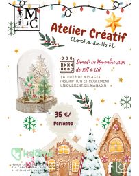 ATELIER CRÉATIF - CRÉEZ VOTRE CLOCHE DE NOËL