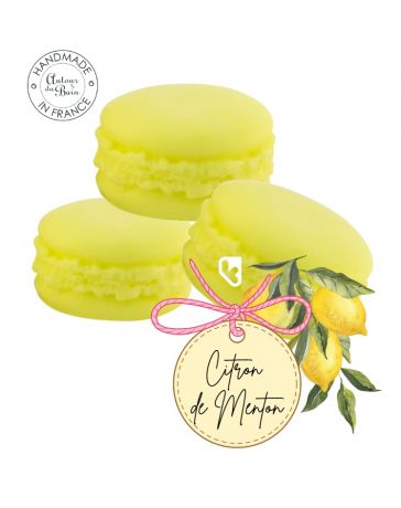 SAVON MACARON - CITRON DE MENTON - AUTOUR DU BAIN