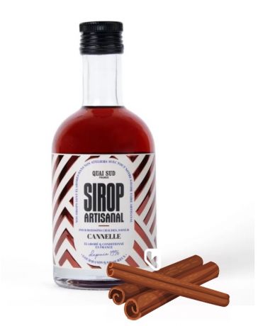 Sirop artisanal pour boissons chaudes - Cannelle - 35cl - QUAI SUD