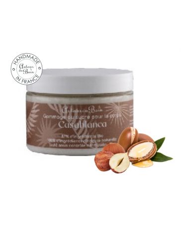 Gommage au sucre pour le corps à l'huile d'Argan & de Noisette - Casablanca - 150ml - AUTOUR DU BAIN