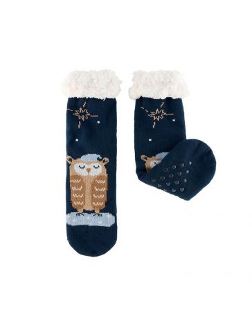 Chaussettes SHERPA Chouette - DERRIERE LA PORTE