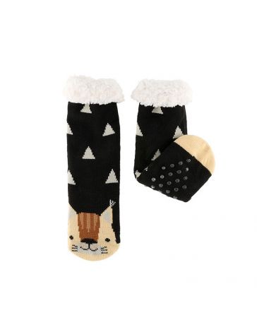 Chaussettes SHERPA Chat Triangle - DERRIERE LA PORTE