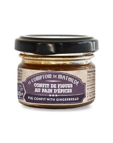 Confit de Figues au Pain d'épices 50g - LE COMPTOIR DE MATHILDE