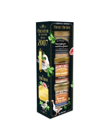 Coffret 3 Tartinables "Foie gras de Noël" - LE COMPTOIR DE MATHILDE